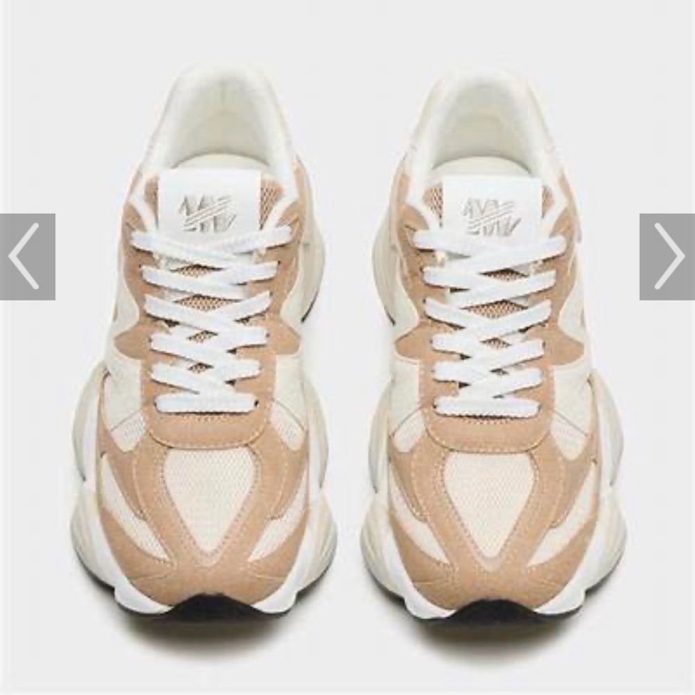 Steve Madden SEBI Sneakers Taupe Multi Size 7 NIB Trendy Casual Sneaker